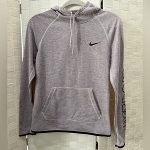 Nike Light Purple Gray Pullover “Just Do It” Logo Hoodie